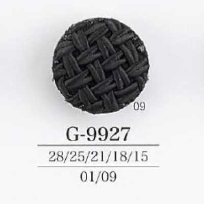G9927 Bottone con gambo quadrato in resina cord/nylon