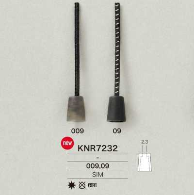 KNR7232 Terminale per cordino in resina siliconica Mirable