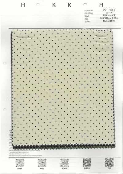 DOT-7500-1 Velluto a coste 21W