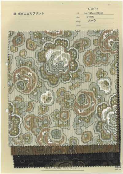 A-8137 8W Stampa botanica