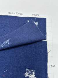 P2280-1328 Stampa Di Scarico Chambray Da 5 Once[Tessile / Tessuto] Tessuto Yoshiwa Sottofoto