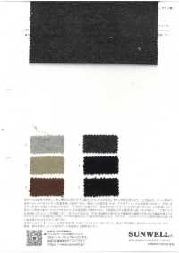 76366 Twill Peloso Di Cotone/lana Tinto In Filo[Tessile / Tessuto] SUNWELL Sottofoto