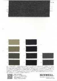 76367 Twill Spazzolato Sul Retro Di Cotone/lana Tinto In Filo[Tessile / Tessuto] SUNWELL Sottofoto
