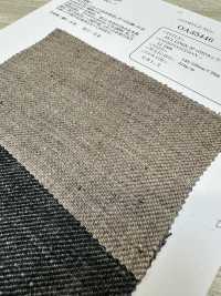 OA35446 LINO 25/1 Tweed Di Lino Grosso Modo[Tessile / Tessuto] Oharayaseni Sottofoto