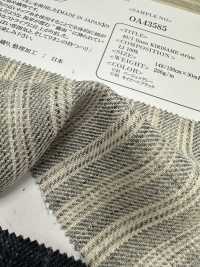 OA43585 Righe KIRISAME In Lino 40/1[Tessile / Tessuto] Oharayaseni Sottofoto