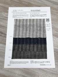OA43585 40/1 Lino KIRISAME a righe[Tessili / Tessuti] Oharayaseni Immagini aggiuntive