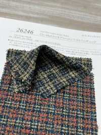 26246 Mini Check In Twill Di Cotone Clo-Mor[Tessile / Tessuto] SUNWELL Sottofoto