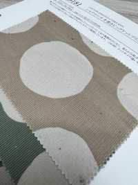 19181 Camicia In Velluto A Coste Con Stampa Big Dot Dipinta A Mano[Tessile / Tessuto] SUNWELL Sottofoto