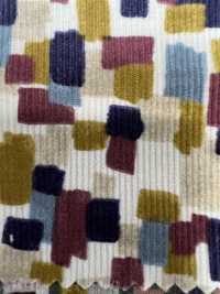 19185 Camicia Con Stampa In Velluto A Coste[Tessile / Tessuto] SUNWELL Sottofoto