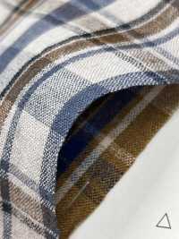 OM42269 TWIST LINEN Finitura Rondella Multi Check[Tessile / Tessuto] Oharayaseni Sottofoto