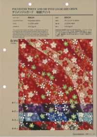 88634 Stampa Jacquard In Stile Giapponese Chirimen[Tessile / Tessuto] VANCET Sottofoto