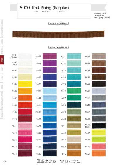 5000 Bordo a maglia (regolare)