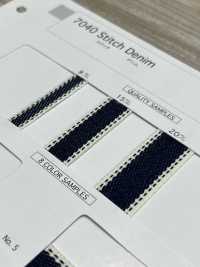 7040 Denim Cucito[Cavo A Nastro] Telala (Industria Dei Nastri Inoue) Sottofoto
