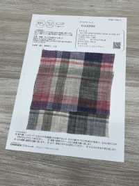 OA42324 40/1 TOP LINO MADRAS CHECK Finitura Soffice[Tessile / Tessuto] Oharayaseni Sottofoto