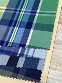 A-1733 Melange Madras Check[Tessile / Tessuto] ARINOBE CO., LTD. Sottofoto