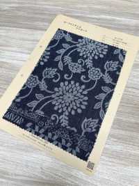 A-1772 Jacquard Indaco Corda[Tessile / Tessuto] ARINOBE CO., LTD. Sottofoto