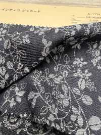 A-1774 Jacquard Indaco[Tessile / Tessuto] ARINOBE CO., LTD. Sottofoto