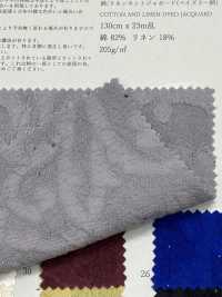 KB2615 Jacquard Tagliato In Cotone/lino (Motivo Paisley)[Tessile / Tessuto] KOYAMA Sottofoto