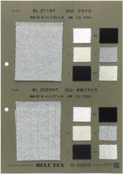 BL2020NT Costina circolare Drop Needle 20/- D115