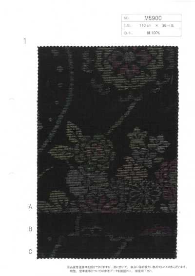 M5900-1 Stampa Dobby in cotone