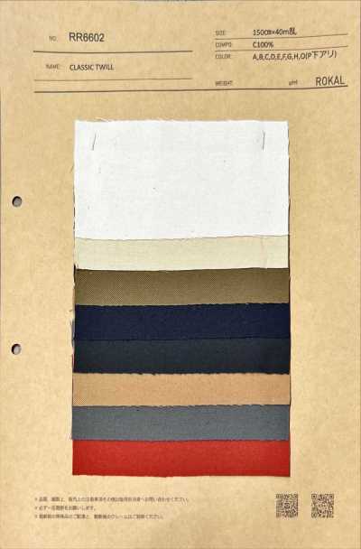 RR6602 TWILL CLASSICO
