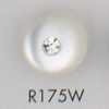 R175W Bottone in resina poliestere