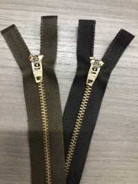 3-G-CO-OR Cerniera Vintage WALDES , Rame Rosso, Taglia 3, Nastro Di Cotone, Aperta Asahi Fastener Foto secondaria