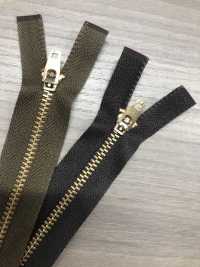 3-G-CO-OR Cerniera Vintage WALDES , Rame Rosso, Taglia 3, Nastro Di Cotone, Aperta Asahi Fastener Foto secondaria