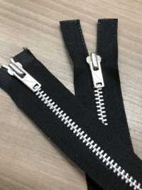 5-AL-CO-MR Separatore Bidirezionale In Nastro Di Cotone WALDES Vintage Zipper In Alluminio Taglia 5[Cerniera] Asahi Fastener Foto secondaria