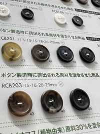 RCB201 Bottone A 4 Fori Con Bordo In Resina Di Poliestere[Pulsante] DAIYA BUTTON(DAIYA BUTTON) Sottofoto