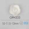 OPH333 Bottone in plastica a 2 fori a forma di fiore