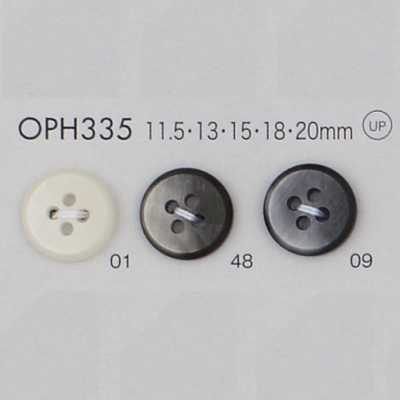OPH335 Bottone in resina poliestere a 4 fori
