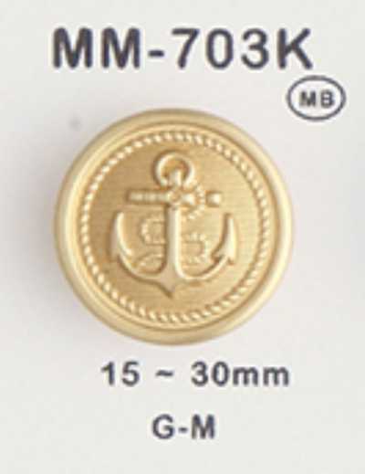 MM703K Bottone in metallo