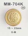 MM704K Bottone Di Metallo