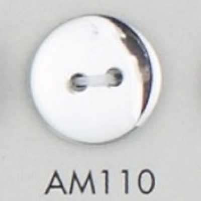 AM110 Bottone a 2 fori in resina acrilica/poliestere