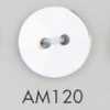 AM120 Bottone a 2 fori in resina acrilica/poliestere