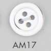AM17 Bottone in resina acrilica/poliestere a 4 fori