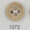 1072 Bottone in resina poliestere con bordo, 4 fori