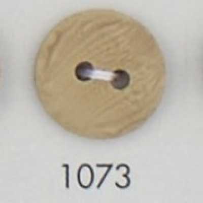 1073 Bottone in resina poliestere con bordo, 2 fori