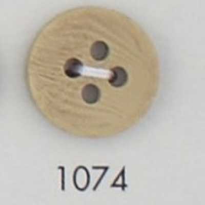 1074 Bottone in resina poliestere a 4 fori
