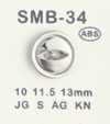 SMB-34 Bottone Piccolo In ABS, Due Fori