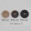 8002 Bottone in resina poliestere con bordo, 2 fori