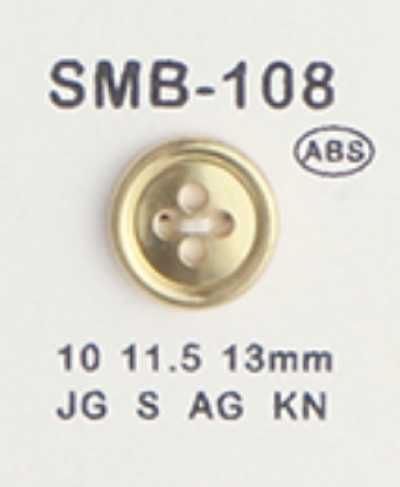 SMB-108 Bottone piccolo in ABS, a quattro fori