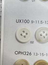 UX100 Bottone In Resina Poliestere A 4 Fori[Pulsante] Sottofoto