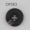 OP283 Bottone a 4 fori in resina poliestere stile bufalo