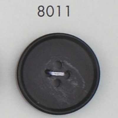 8011 Bottone in resina poliestere con bordo, 4 fori