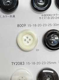 8009 Bottone In Resina Poliestere A 4 Fori[Pulsante] DAIYA BUTTON(DAIYA BUTTON) Sottofoto