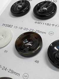 TY2082 Bottone A 4 Fori Con Bordo In Resina Di Poliestere[Pulsante] DAIYA BUTTON(DAIYA BUTTON) Sottofoto