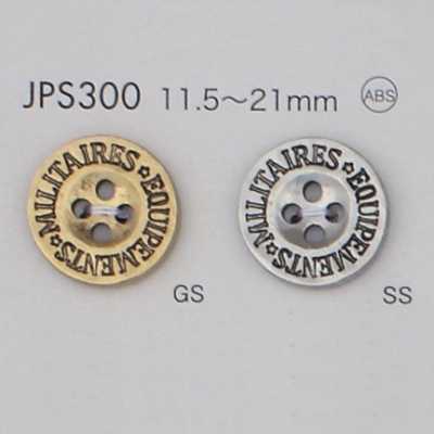JPS300 Bottone placcato a 4 fori in resina ABS