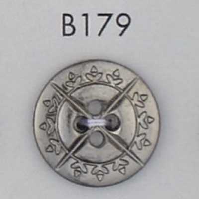 B179 Bottone placcato in resina ABS